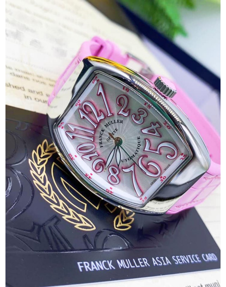 SOLD FRANK MULLER LADY PINK VANGUARD LADY WATCH 32MM AUTOMATIC